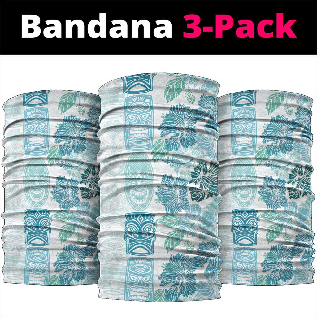 Christmas Aloha Hawaii Tiki Neck Gaiter Hibiscus Summer Colors - Polynesian Pride