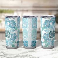Christmas Aloha Hawaii Tiki Tumbler Cup Hibiscus Summer Colors - Polynesian Pride