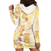 Christmas Aloha Hawaii Tiki Hoodie Dress Hibiscus Autumn Colors LT7 - Polynesian Pride