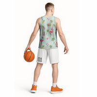 Aloha Hawaii Christmas Seamless Basketball Jersey Plumeria Lei LT7 - Polynesian Pride