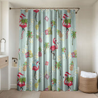 Aloha Hawaii Christmas Seamless Bathroom Set Plumeria Lei
