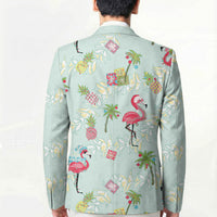 Aloha Hawaii Christmas Seamless Blazer Plumeria Lei LT7 - Polynesian Pride