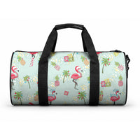 Aloha Hawaii Christmas Seamless Duffle Bag Plumeria Lei