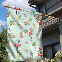 Aloha Hawaii Christmas Seamless Garden Flag Plumeria Lei LT7 - Polynesian Pride