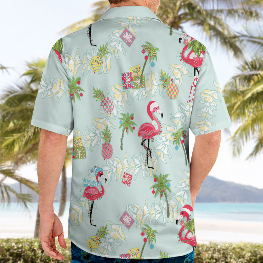 Aloha Hawaii Christmas Seamless Hawaiian Shirt Plumeria Lei LT7 - Polynesian Pride