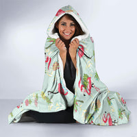 Aloha Hawaii Christmas Seamless Hooded Blanket Plumeria Lei LT7 - Polynesian Pride