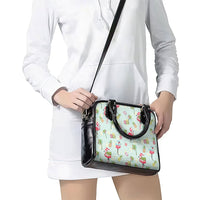 Aloha Hawaii Christmas Seamless Shoulder Handbag Plumeria Lei