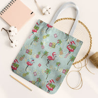 Aloha Hawaii Christmas Seamless Tote Bag Plumeria Lei