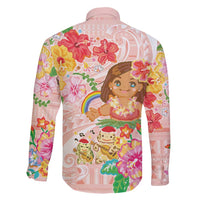 Aloha Hawaii Family Matching Puletasi and Hawaiian Shirt Kawaii Mele Kalikimaka - Pastel Fever LT7 - Polynesian Pride