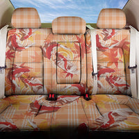 Orange Palaka Hawaii Aloha Back Car Seat Cover Koi Pond Mix Japanese Maple - Polynesian Pride