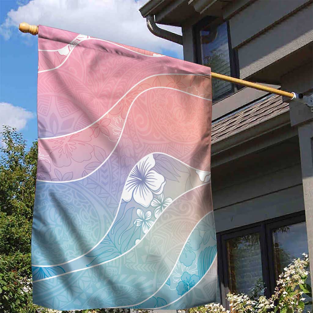 Aloha Hawaii Floral Tapa Garden Flag Patchwork Pastel Candy - Polynesian Pride