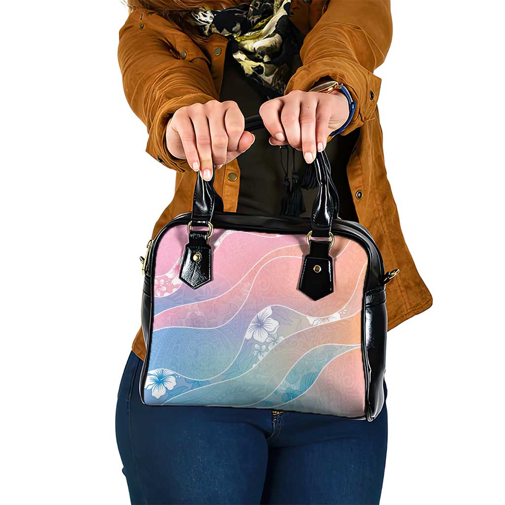 Aloha Hawaii Floral Tapa Shoulder Handbag Patchwork Pastel Candy - Polynesian Pride