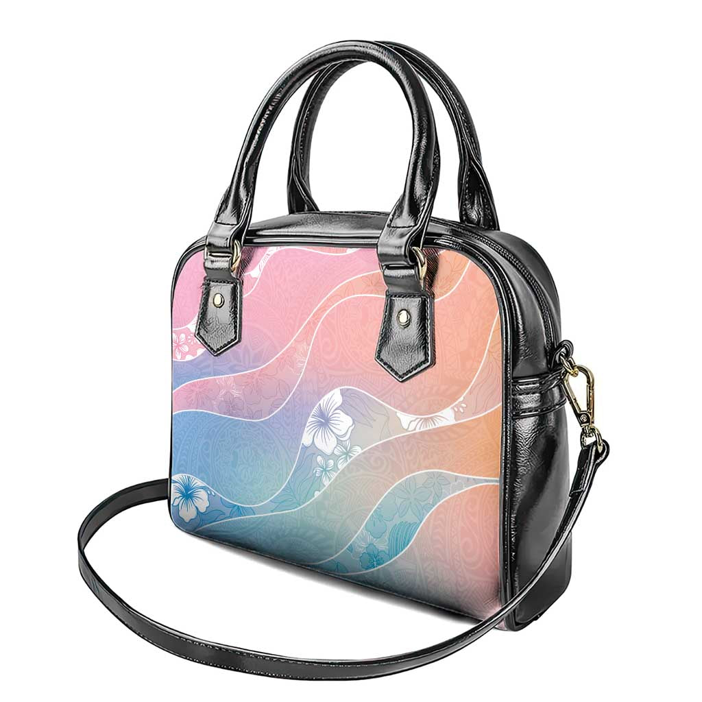 Aloha Hawaii Floral Tapa Shoulder Handbag Patchwork Pastel Candy - Polynesian Pride