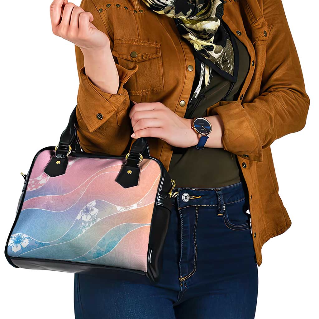 Aloha Hawaii Floral Tapa Shoulder Handbag Patchwork Pastel Candy - Polynesian Pride