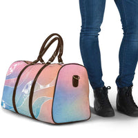 Aloha Hawaii Floral Tapa Travel Bag Patchwork Pastel Candy - Polynesian Pride