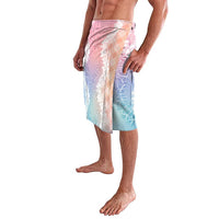 Hawaii Aloha Plumeria Lei Pastel Candy Palaka Lavalava - Polynesian Pride