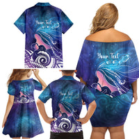New Zealand Mother's Day Family Matching Off Shoulder Short Dress and Hawaiian Shirt Maori Hari Ra Mama LT7 - Polynesian Pride
