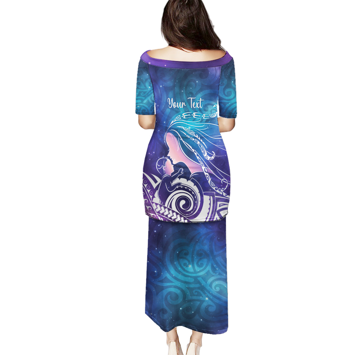New Zealand Mother's Day Family Matching Puletasi and Hawaiian Shirt Maori Hari Ra Mama LT7 - Polynesian Pride