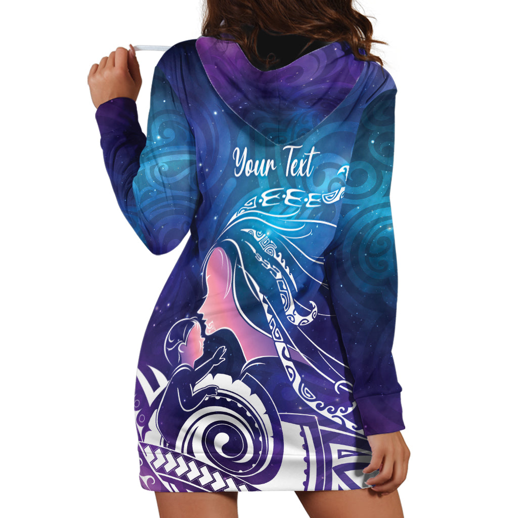 New Zealand Mother's Day Hoodie Dress Maori Hari Ra Mama LT7 - Polynesian Pride