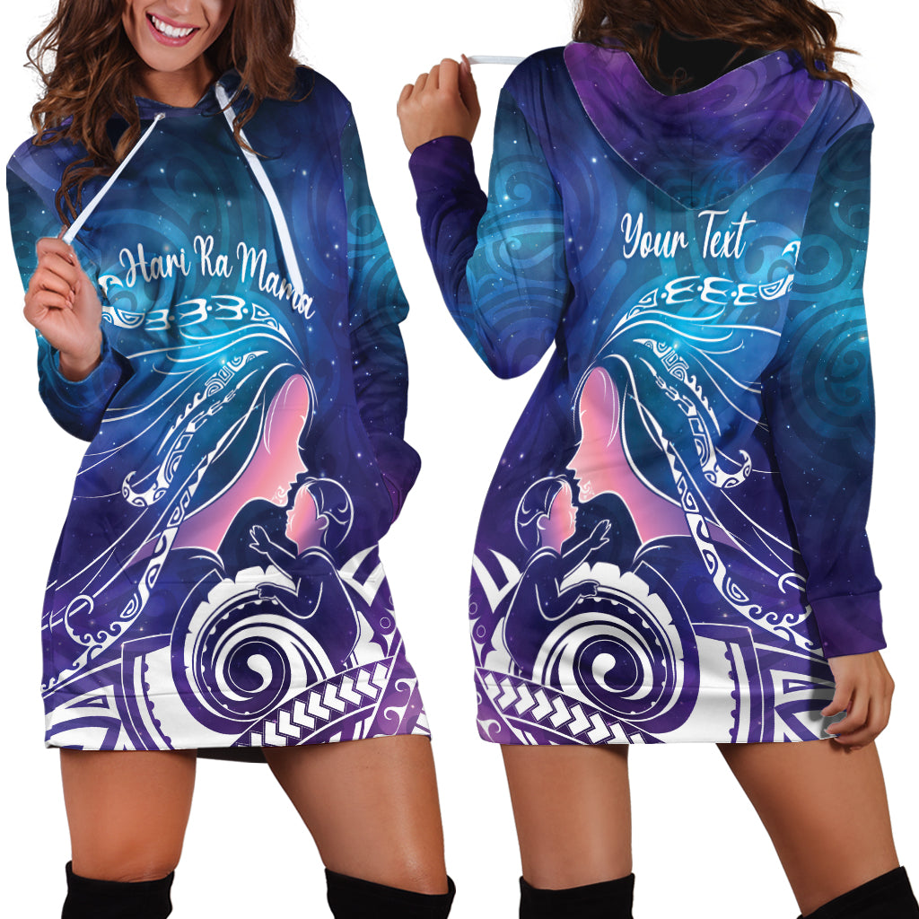 New Zealand Mother's Day Hoodie Dress Maori Hari Ra Mama LT7 - Polynesian Pride