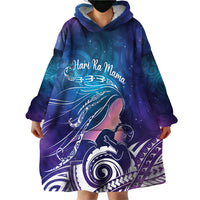 New Zealand Mother's Day Wearable Blanket Hoodie Maori Hari Ra Mama LT7 - Polynesian Pride