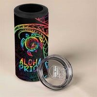 Hawaii Pride 4 in 1 Can Cooler Tumbler Rainbow Swirls LT7 - Polynesian Pride