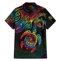 Hawaii Pride Hawaiian Shirt Rainbow Swirls