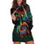 Hawaii Pride Hoodie Dress Rainbow Swirls