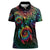Hawaii Pride Women Polo Shirt Rainbow Swirls