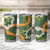 Aloha Festive Hawaii Tumbler Cup Mokihana - Maile and Ilima on Forest Green - Polynesian Pride