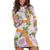 Aloha Festive Hawaii Hoodie Dress Mokihana - Maile and Ilima on Lilac - Polynesian Pride