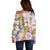 Aloha Festive Hawaii Off Shoulder Sweater Mokihana - Maile and Ilima on Lilac - Polynesian Pride