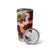 Aloha Festive Hawaii Tumbler Cup Mokihana - Maile and Ilima on Crimson - Polynesian Pride