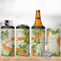 Aloha Festive Hawaii 4 in 1 Can Cooler Tumbler Mokihana - Maile Leis in Muted Summer LT7 - Polynesian Pride