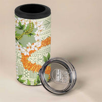 Aloha Festive Hawaii 4 in 1 Can Cooler Tumbler Mokihana - Maile Leis in Muted Summer LT7 - Polynesian Pride
