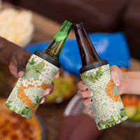 Aloha Festive Hawaii 4 in 1 Can Cooler Tumbler Mokihana - Maile Leis in Muted Summer LT7 - Polynesian Pride