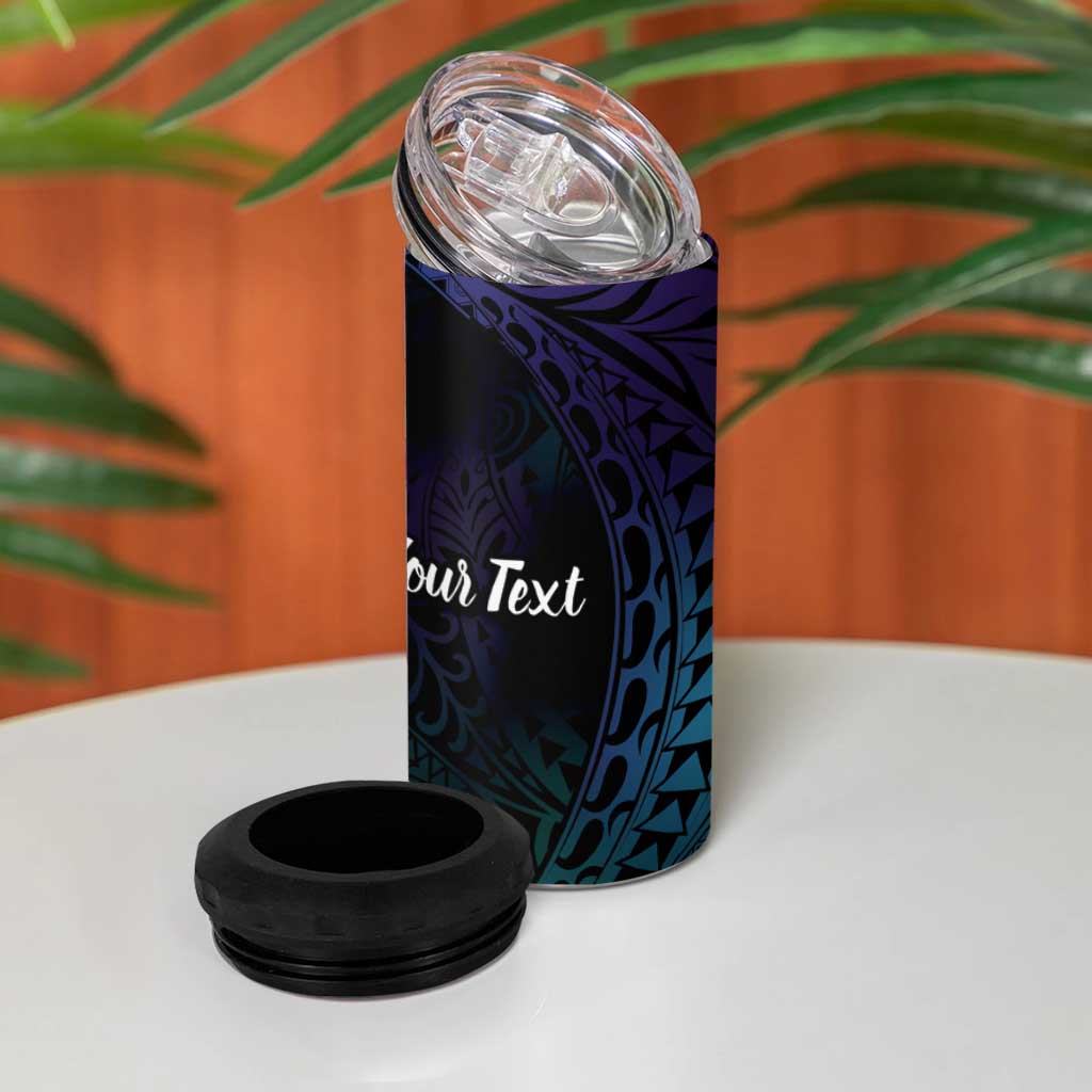 Polynesian Tala Manta Ray 4 in 1 Can Cooler Tumbler Nowhere You Could Go That I Won't Be With You LT7 - Polynesian Pride