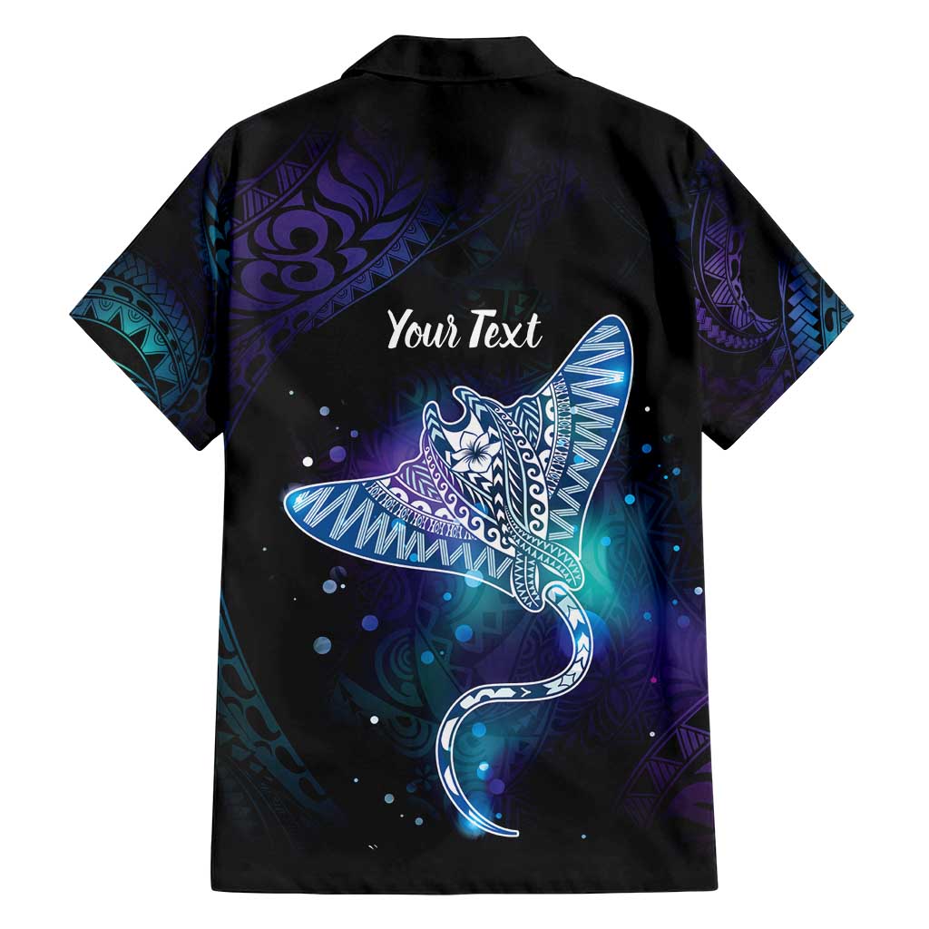 Polynesian Tala Manta Ray Family Matching Puletasi and Hawaiian Shirt Nowhere You Could Go That I Won't Be With You LT7 - Polynesian Pride