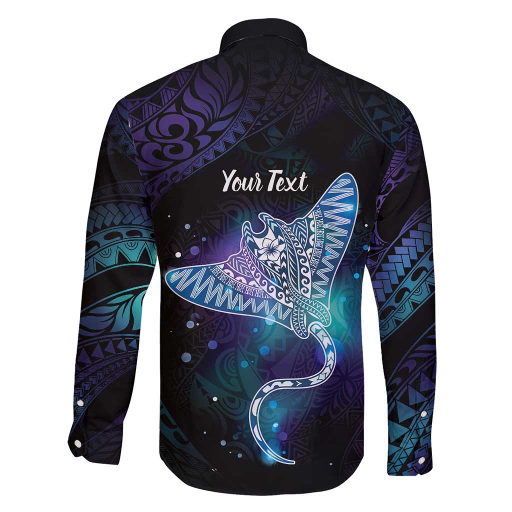 Polynesian Tala Manta Ray Family Matching Summer Maxi Dress and Hawaiian Shirt Nowhere You Could Go That I Won't Be With You LT7 - Polynesian Pride