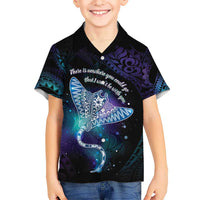 Polynesian Tala Manta Ray Hawaiian Shirt Nowhere You Could Go That I Won't Be With You - Polynesian Pride