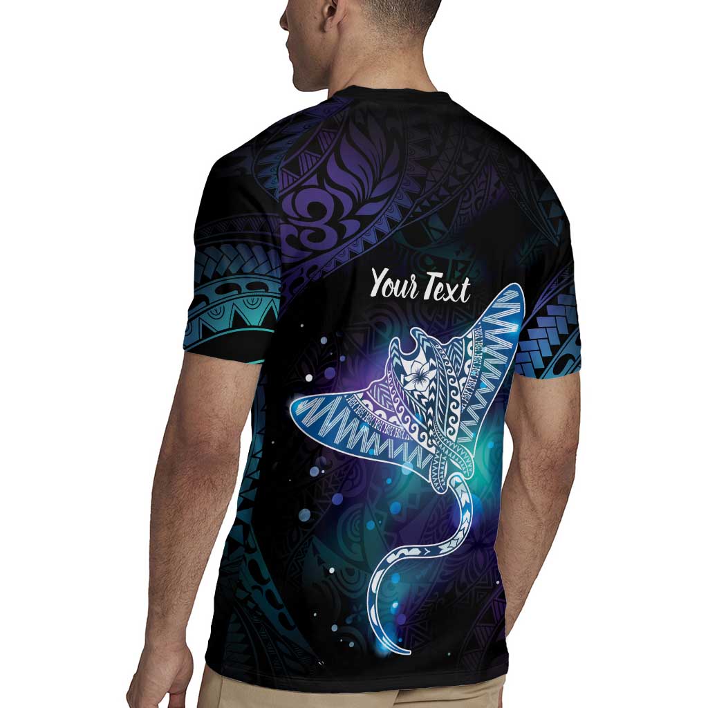 Polynesian Tala Manta Ray Rugby Jersey Nowhere You Could Go That I Won't Be With You - Polynesian Pride