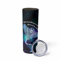 Polynesian Tala Manta Ray Skinny Tumbler Nowhere You Could Go That I Won't Be With You LT7 - Polynesian Pride