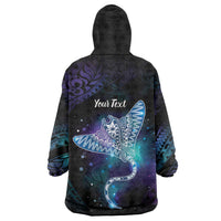 Polynesian Tala Manta Ray Wearable Blanket Hoodie Nowhere You Could Go That I Won't Be With You LT7 - Polynesian Pride