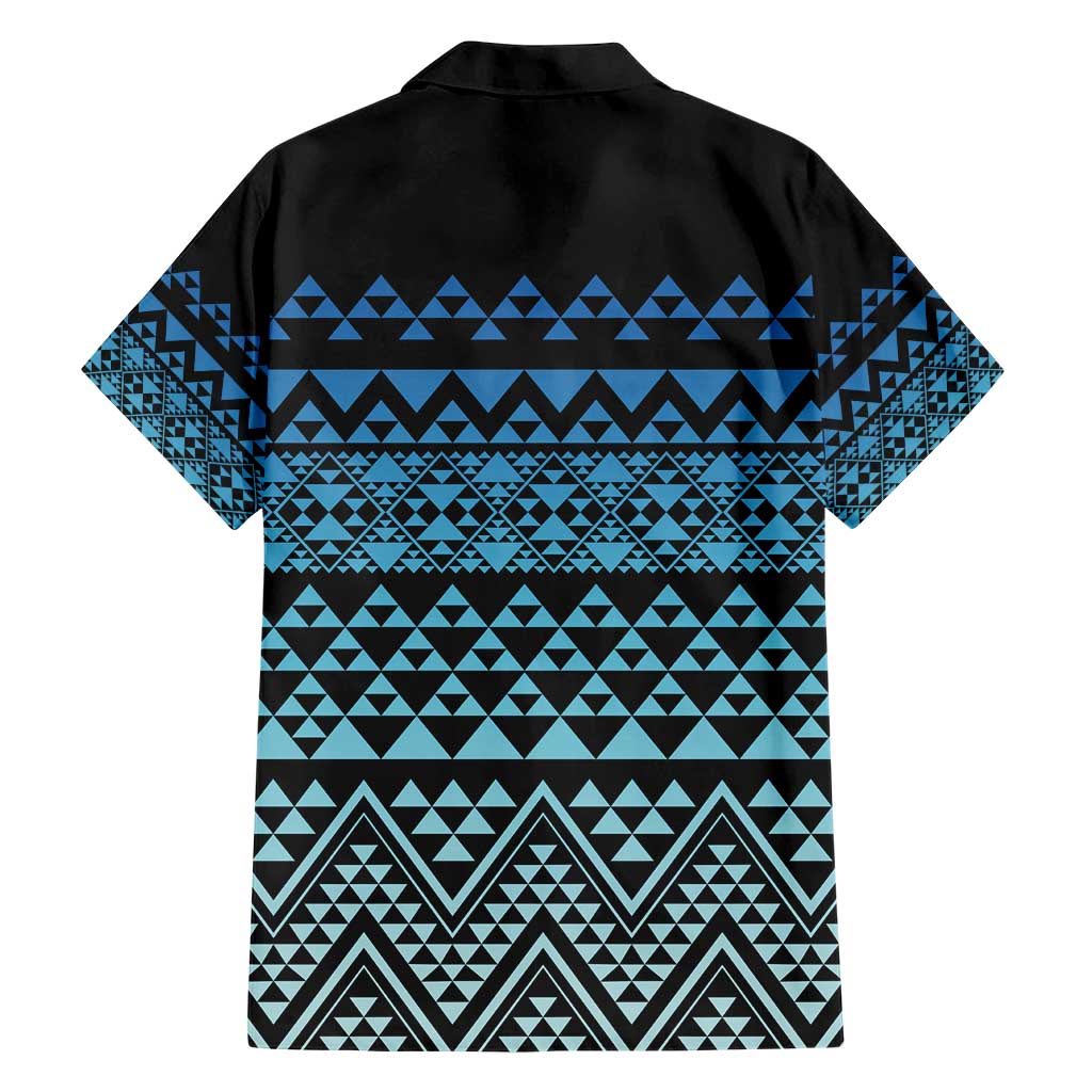 Maori Niho Taniwha Te Wheiao Hawaiian Shirt Moana Blue - Polynesian Pride