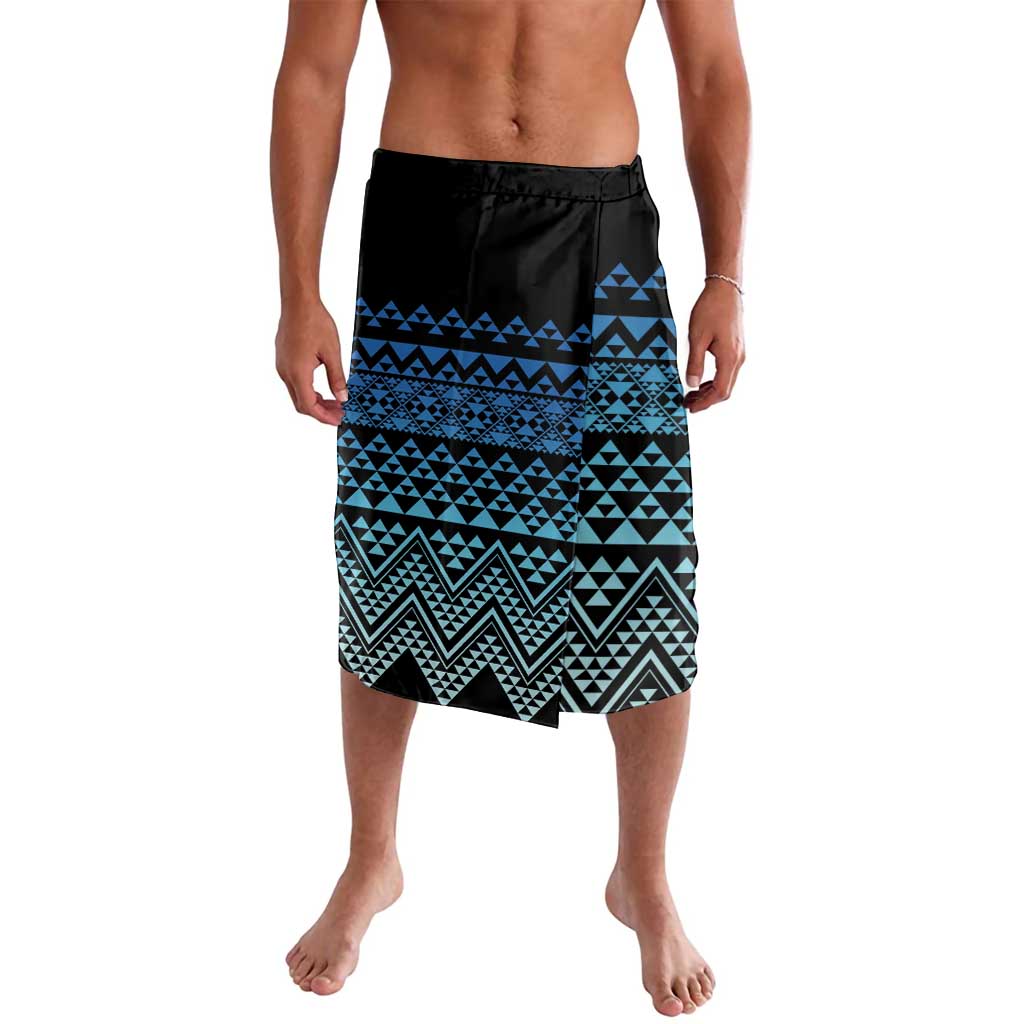 Maori Niho Taniwha Te Wheiao Lavalava Moana Blue - Polynesian Pride