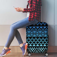 Maori Niho Taniwha Te Wheiao Luggage Cover Moana Blue LT7 - Polynesian Pride