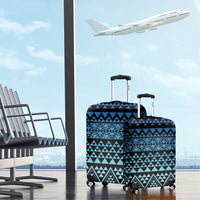 Maori Niho Taniwha Te Wheiao Luggage Cover Moana Blue LT7 - Polynesian Pride