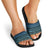 Maori Niho Taniwha Te Wheiao Slide Sandals Moana Blue - Polynesian Pride