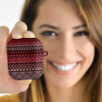 Maori Niho Taniwha Te Wheiao AirPods Case Terracotta - Polynesian Pride
