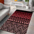 Maori Niho Taniwha Te Wheiao Area Rug Terracotta - Polynesian Pride